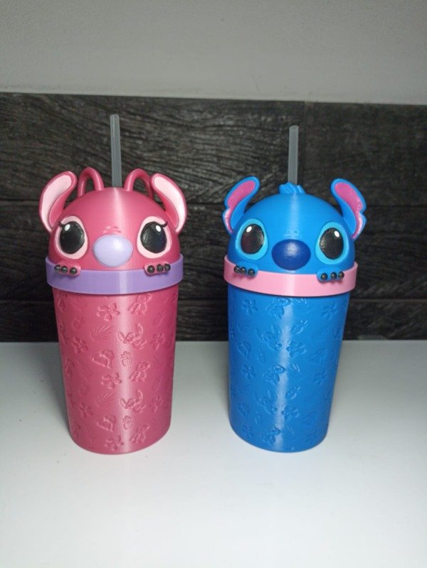 Producto - Vaso Lilo y Stitch - Stitch (Azul)