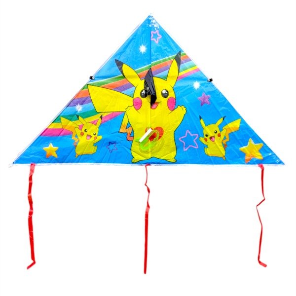 Producto - Barrilete Cometa Pokemon Pikachu Vuelo Simple Plaza + Hilo