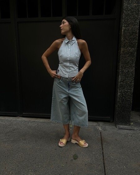 Producto - Camisa halter Bershka Talle XS