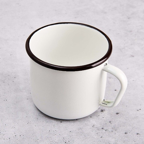 Producto - Jarro enlozado blanco