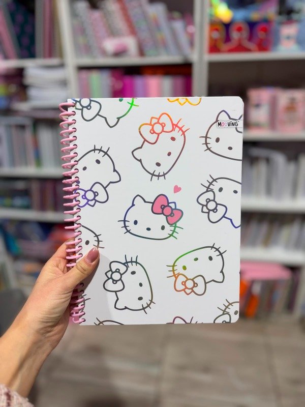 Producto - Cuaderno mooving kitty holografico
