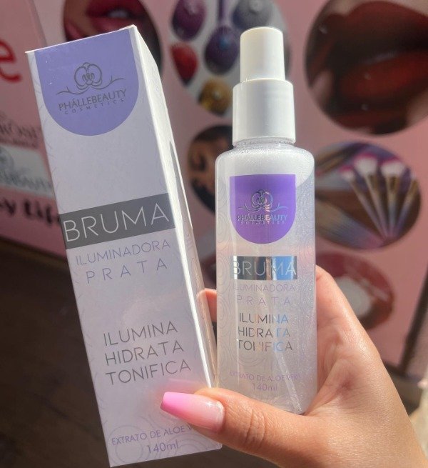 Producto - Bruma iluminadora plata phallebeauty