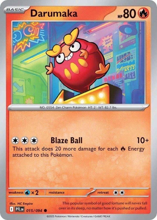 Producto - Darumaka (015/094) [Mega Evolution: Phantasmal Flames]