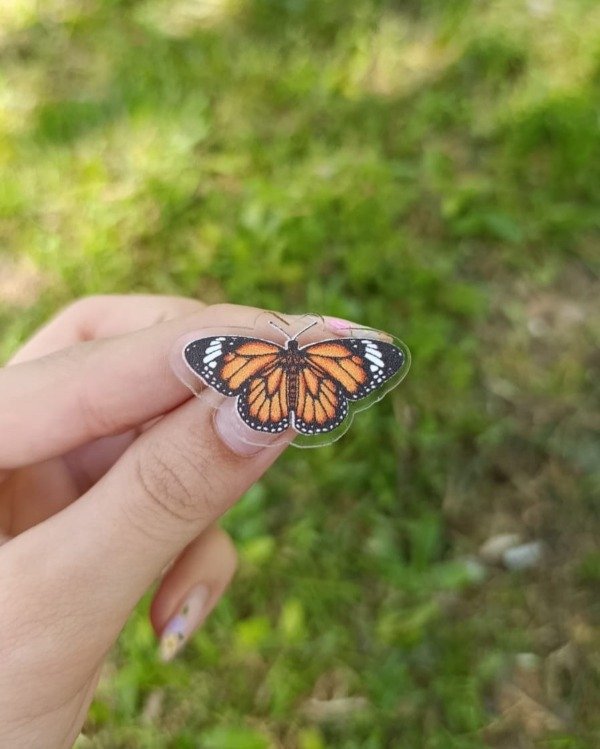 Producto - Pin Mariposa Naranja
