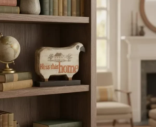 Producto - Oveja De Poliresina Largo 20 Cm (8518)