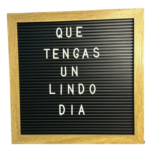 Producto - Cartel con Letras Encastrables