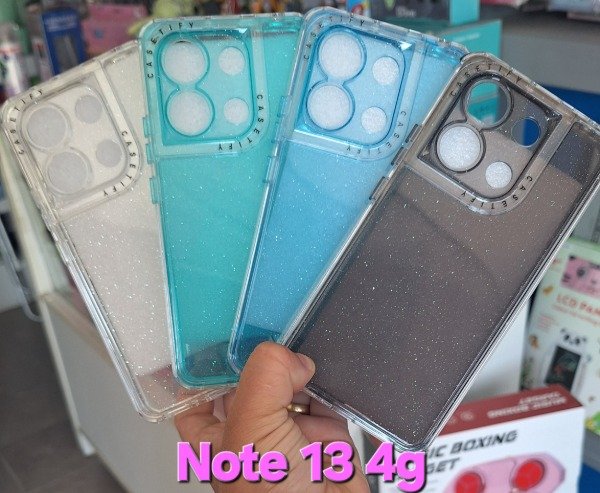 Producto - Fundas glitter reforzadas. Redmi Note 13 4g