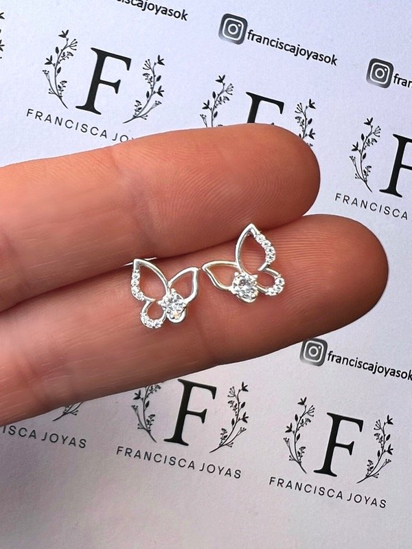 Producto - Aros Mariposas (x par)
