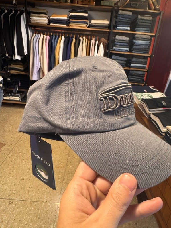 Producto - Gorra gabardina duck head gris