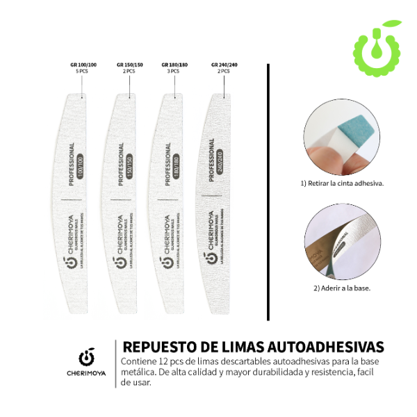 Producto - Set de repuestos para lima metal Cherimoya