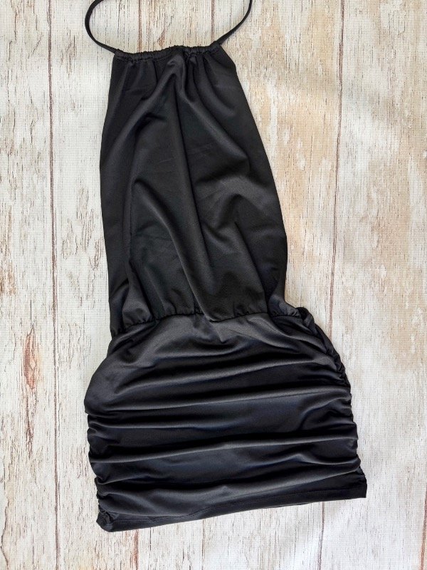 Producto - Vestido microfibra para atar en el cuello espalda descubierta