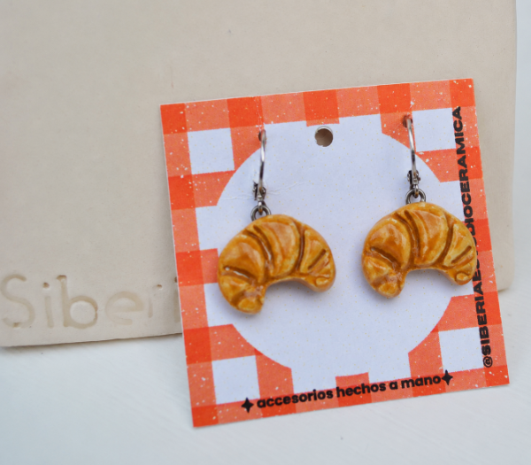 Producto - Aros colgantes medialunas - By Siberia
