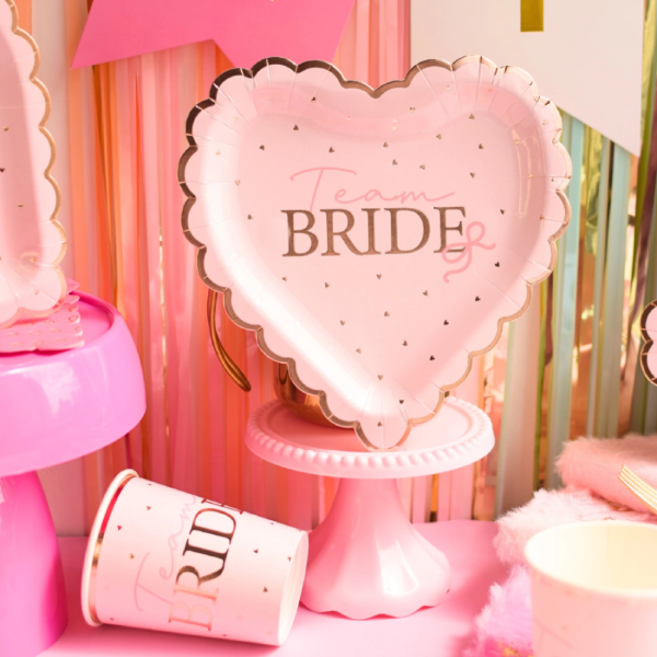 Producto - PLATO "TEAM BRIDE" ROSE GOLD x10un.
