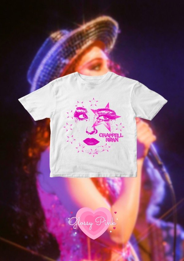 Producto - Baby Tee Chappell Roan Silueta - DTF