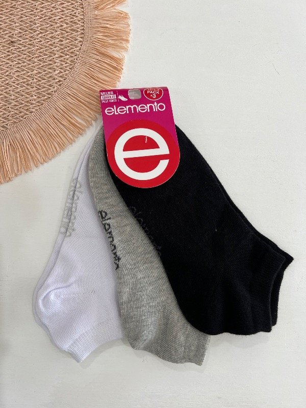Producto - Pack x3 soquete clásico dama - 0