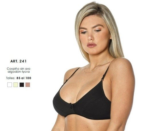 Producto - CORPIÑO BASICO SIN ARO ART 241