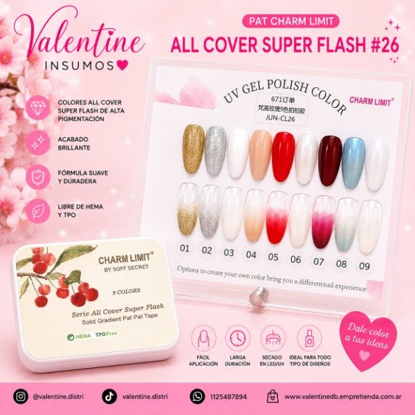 Producto - PAT CHARM LIMIT ALL COVER SUPER FLASH  #26