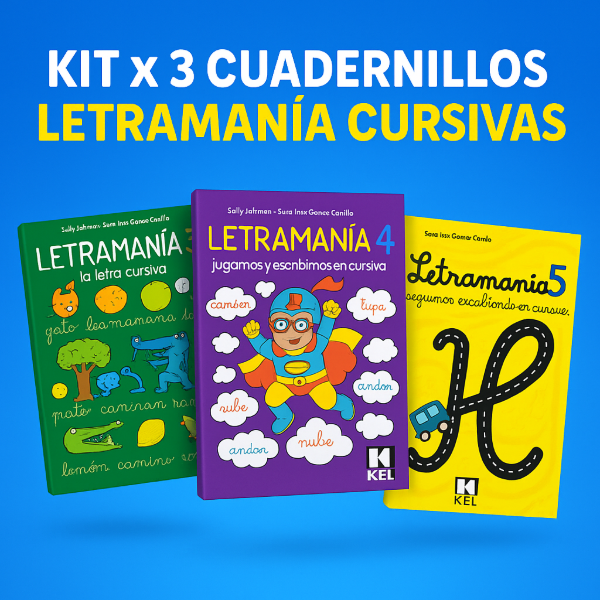 Producto - KIT x 3 LETRAMANIA CURSIVAS- PDF