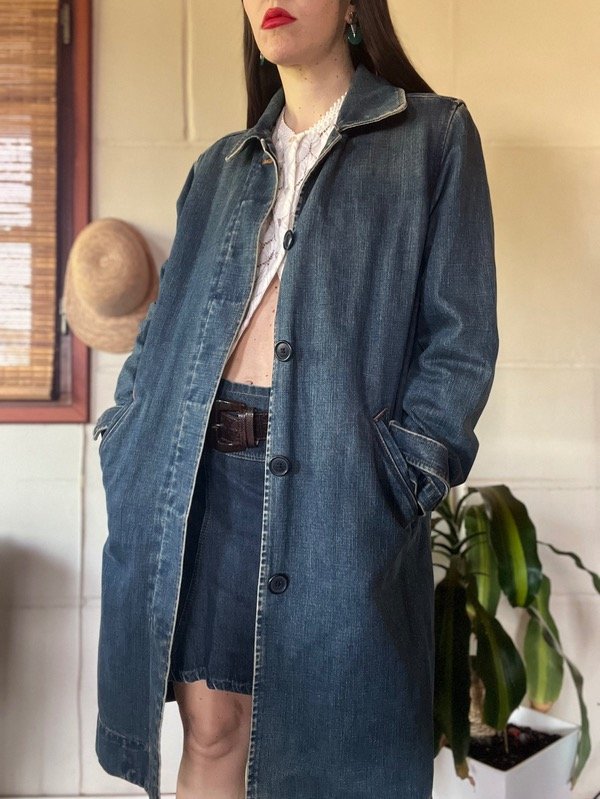 Producto - Trench de Jean Gap
