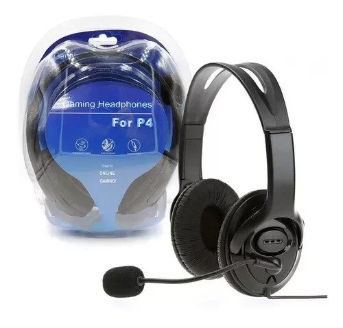 Producto - AU245 AURICULAR VINCHA GAMER PS4 CAJA AZUL