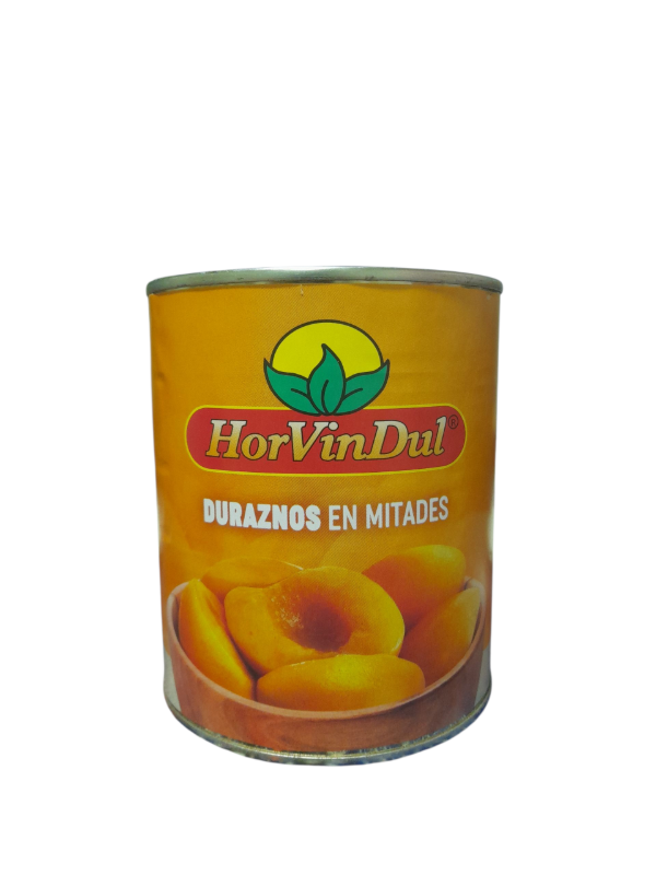 Producto - Durazno  mitades HORVINDUL 820g