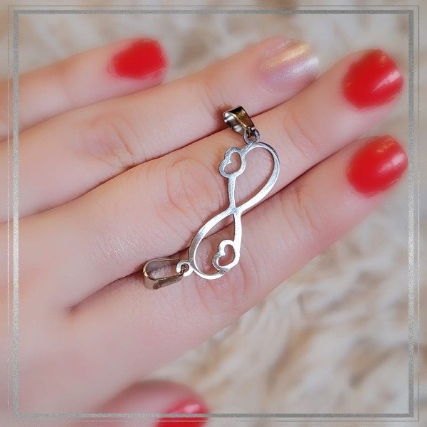 Producto - Dije infinito corazones