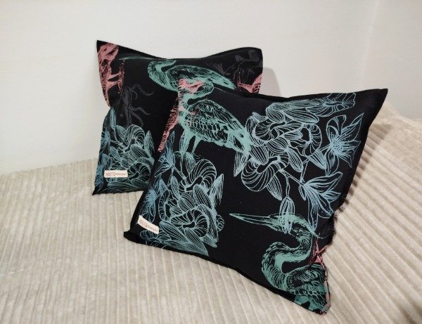 Producto - Funda de almohadón "Litoral" Negro