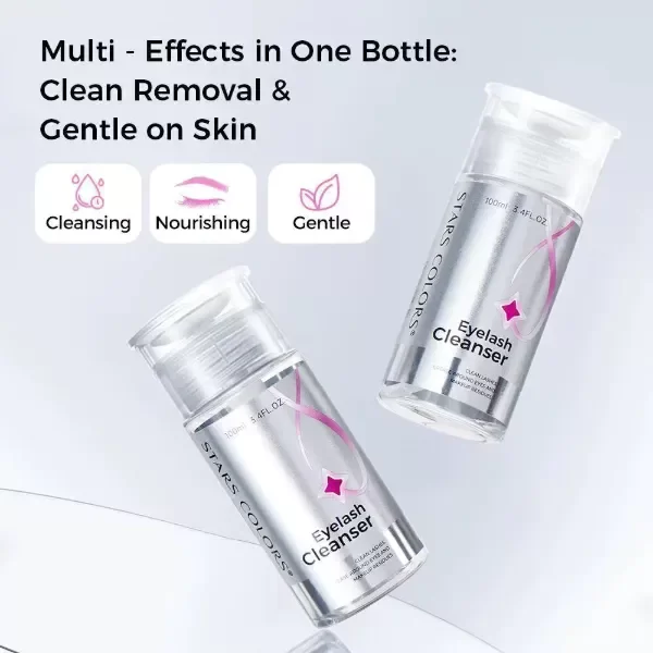Producto - Lash Shampoo Eyelash Cleanser 100ml. - Stars Colors envase con tapa dosificadora - 1