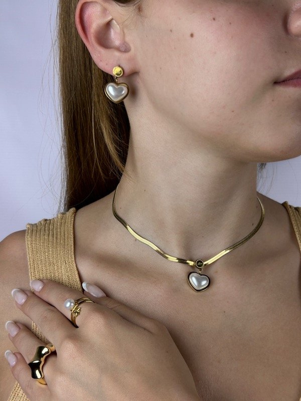 Producto - CADENA CON PERLA CORAZÓN 2250