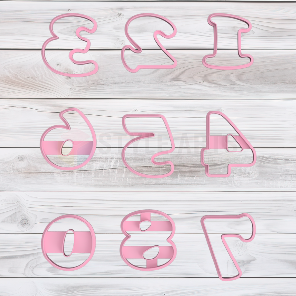 Producto - Numeros cortantes para galletas y masas