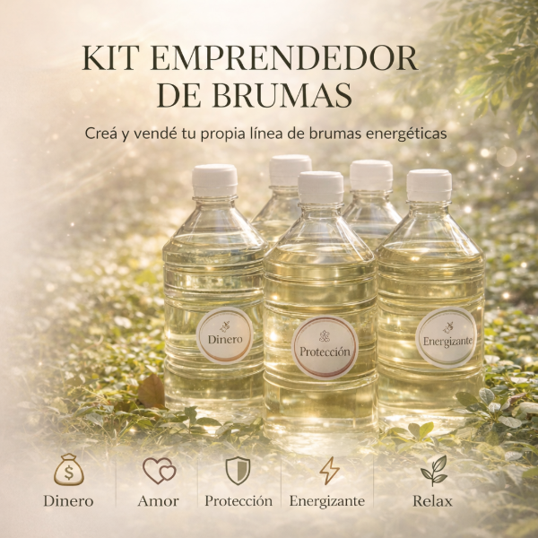 Producto - Combo x5 Brumas Vibracionales 1 Litro