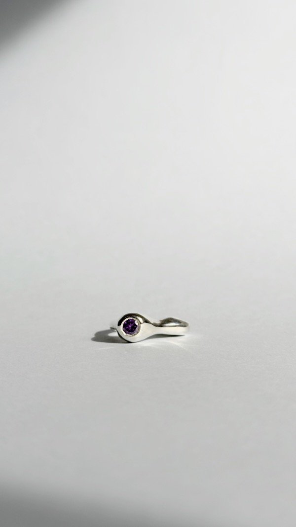 Producto - Anillo plata grande asimétrico - 4