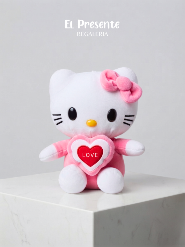 Producto - Peluche Kitty Corazon 20 cm