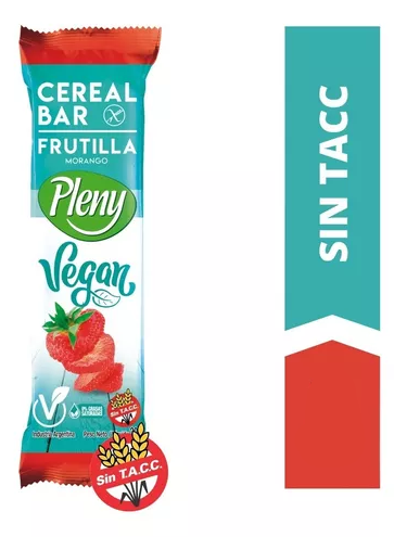 Producto - Barra Pleny Vegan Frutilla