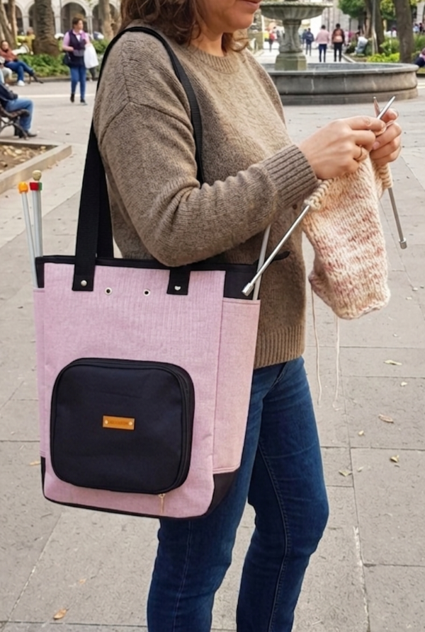 Producto - BOLSO ADELINA ROSA MELANGE