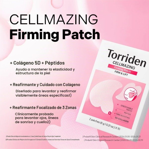 Producto - Torriden CELLMAZING firming patch (10 pares) - 2