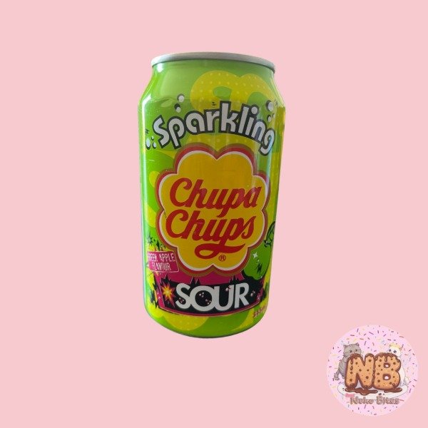 Producto - Lata ChupaChups Sour Sabor Manzana Verde