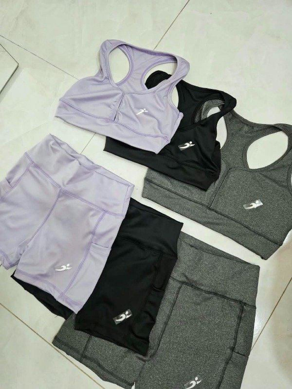 Producto - CONJUNTO DEPORTIVO TOP + SHORT DE LYCRA A46 K - 6
