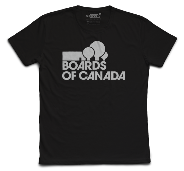 Producto - Boards of Canada - Logo ByN - Remera Negra