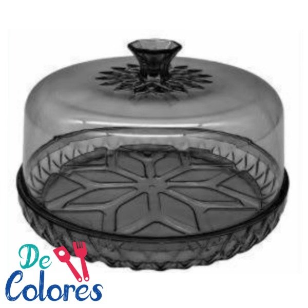 Producto - Campana acrilico gris-18 cm