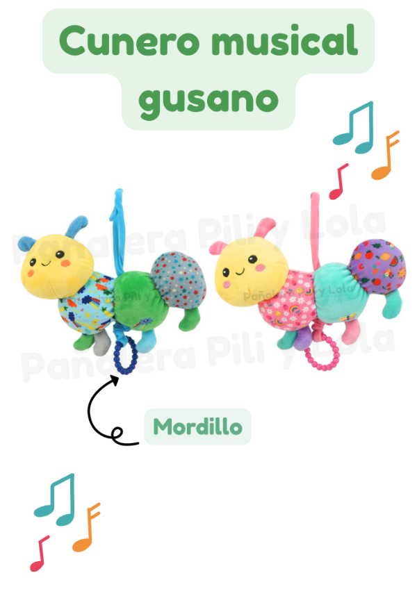 Producto - Cunero musical gusano