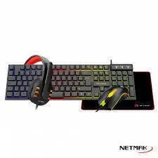 Producto - Combo Gamer RGB 4en 1 Netmak