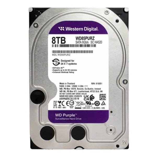 Producto - Western Digital Surveillance WD Purple WD85PURZ - 5640RPM - 35