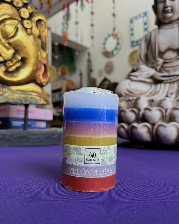 Producto - Velón 3 Días - 7 Colores