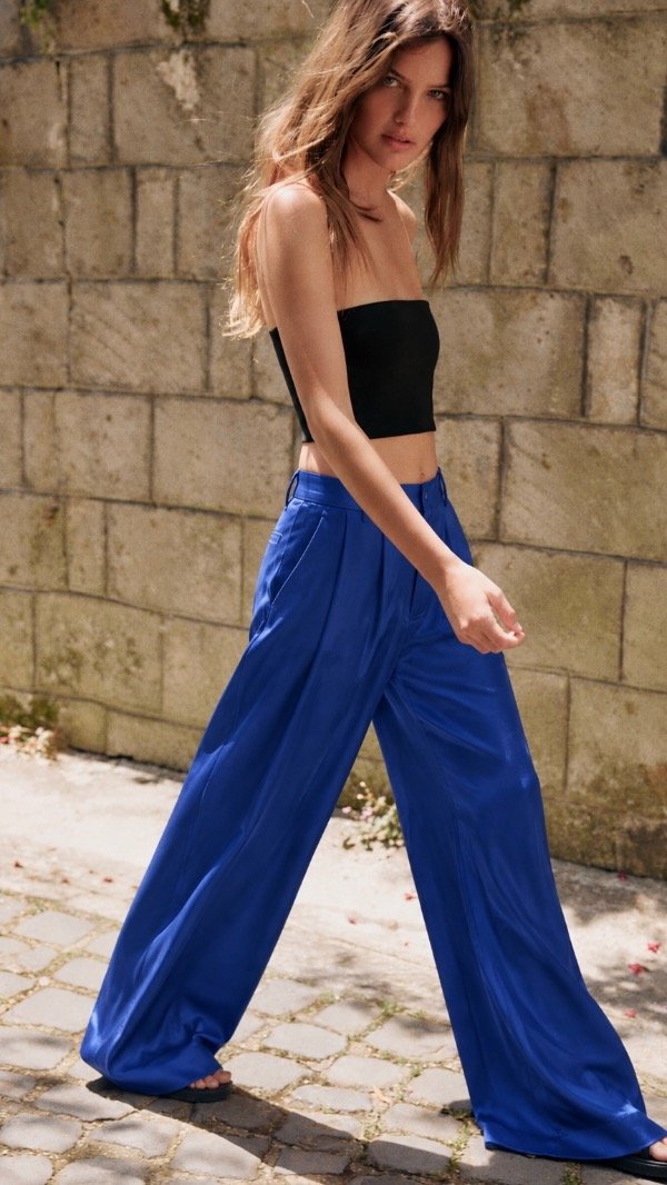 Producto - Pantalón satinado Zara TL - 0
