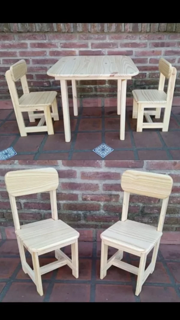 Producto - Juego de mesa y sillas infantil