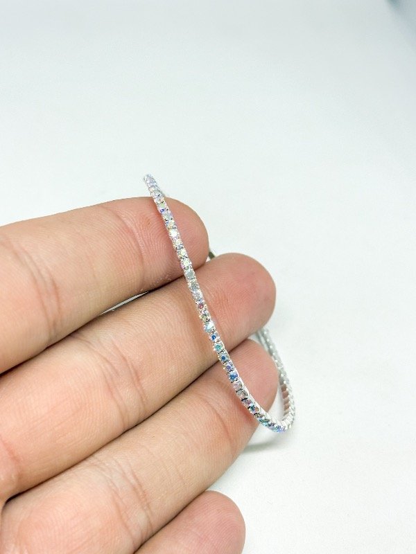 Producto - Pulsera elastizada de strass tornasolada