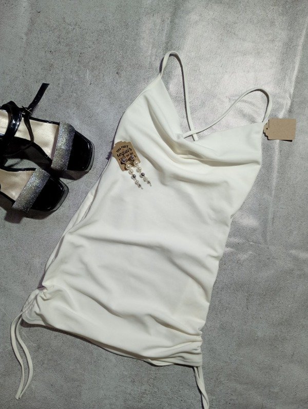 Producto - Vestido crep frunce