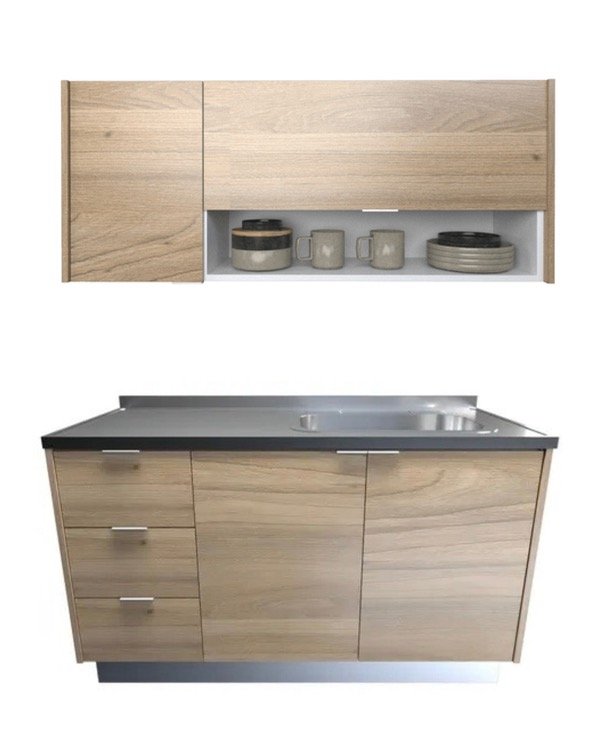 Producto - Amoblamiento de cocina de 1,40 olmo 102/302