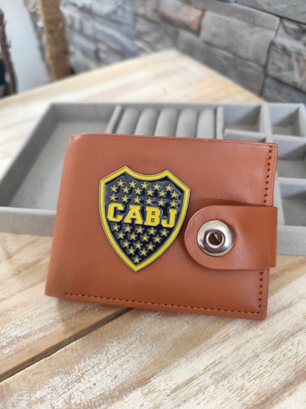 Producto - Billetera hombre marrón boca juniors